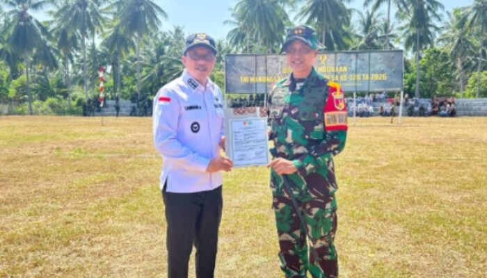 Wabup Boalemo Pimpin Pembukaan TMMD ke-128 di Hutamonu