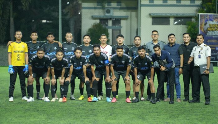 Tim Imigrasi Gorontalo Raih Juara II Turnamen Mini Soccer