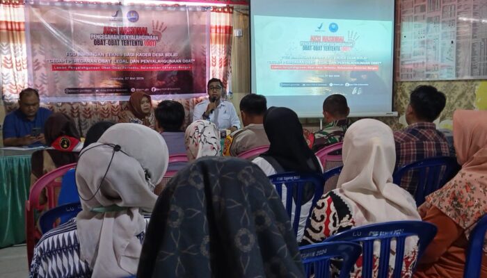 BBPOM Gorontalo Gelar Aksi Nasional Pencegahan Penyalahgunaan Obat-Obat Tertentu