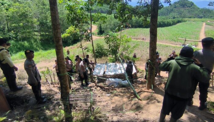 Polres Boalemo Tertibkan Tambang Ilegal di Kawasan Lahan Tebu