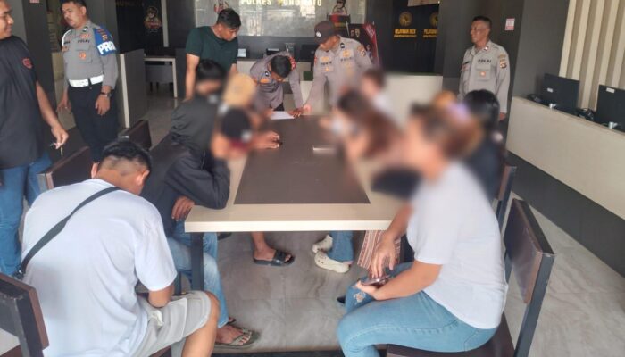 Polres Pohuwato Ciduk 4 Pasangan Bukan Muhrim, Kesiangan Nginap Bersama