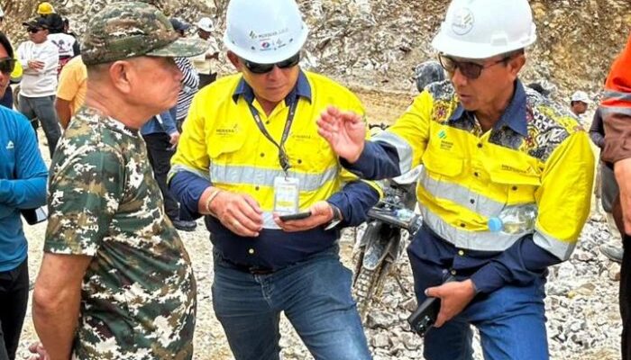 Bupati Pohuwato Tinjau Bendungan Pengendali Sedimentasi Milik Pani Gold Mine