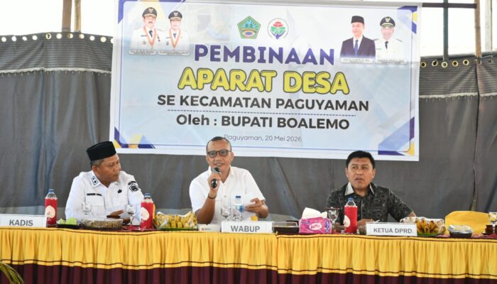 Wabup Boalemo Minta Aparat Desa Kompak dan Bijak Bermedia Sosial