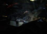 Rumah Dua Lantai di Pohe Terbakar, Api Baru Padam Sejam Lebih