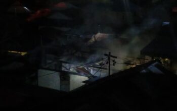 Rumah Dua Lantai di Pohe Terbakar, Api Baru Padam Sejam Lebih