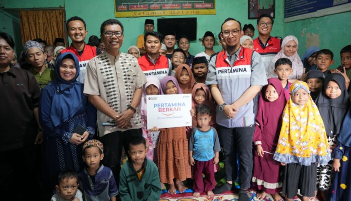 Pertamina Patra Niaga Sulawesi Hadirkan Program Pertamina BERKAH bagi Anak Yatim 
