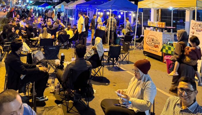 HIPMI dan Warga Amal Dukung Penuh UMKM Street Food Gorontalo