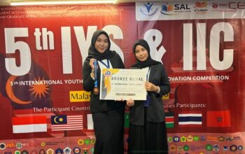 Mahasiswa UNG Raih Medali Perunggu di Ajang 5tj International Yout Summit Malaysia