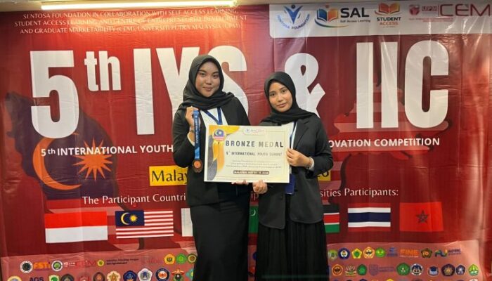Mahasiswa UNG Raih Medali Perunggu di Ajang 5tj International Yout Summit Malaysia