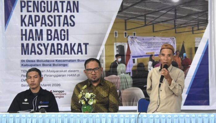 Masyarakat Desa Boludawa Dibekali Edukasi Penguatan Kapasitas HAM