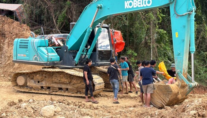 Polres Pohuwato Rutin Libas PETI, Satu Excavator Diamankan di Wilayah Teratai