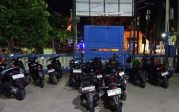 13 Kendaraan Terjaring Razia Balap Liar di Kota Gorontalo