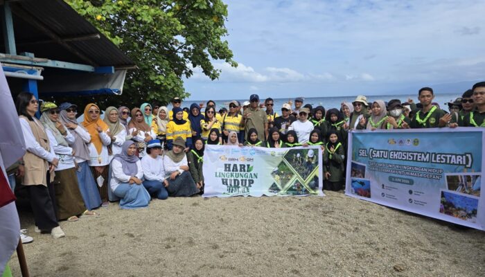 Mahasiswa UNG Kolaborasi dengan PT Gorontalo Mineral Inisiasi Transplantasi Terumbu Karang