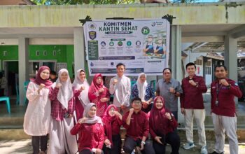 Mahasiswa Pascasarjana Prodi Kesmas Konsentrasi Kesehatan Lingkungan UNG Launching Sanitasi Kantin Kampus Sehat