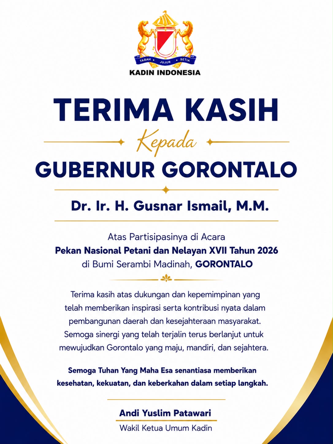 Gubernur Gorontalo Penas