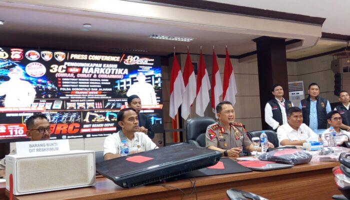 Ditreskrimsus Polda Gorontalo: LP 94 Kasus, 19 Kasus Tahap 2 dengan 23 Tersangka