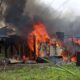 Rumah Warga dan Kos-Kosan Terbakar di Kompleks Perumahan Awara Gorontalo