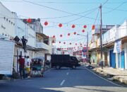 Ruas jalan di Kota Tua Mulai Dihiasi Lampion Jelang Street Food Jilid III