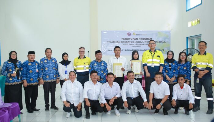 BLK Pohuwato dan Pani Gold Mine Resmi Tutup Pelatihan Medium Truck Manhaul
