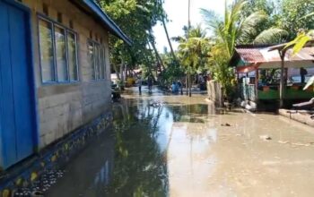 Pasca Gempa M 7,7, Air Laut Meluap ke Pemukiman Warga di Gorontalo Utara