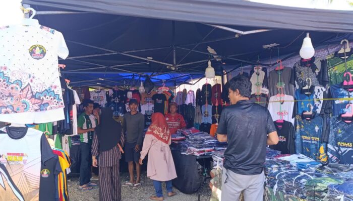 Berkah Pedagang Pakaian, Meraup Cuan di PENAS XVII Gorontalo