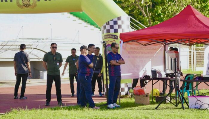 Wakapolda Gorontalo Pantau Proses Seleksi Tes Jasmani Taruna/i Akpol