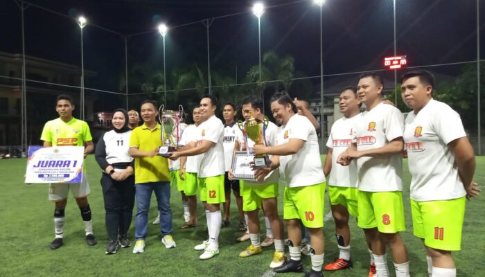 Mini Soccer Kapolresta Cup V, Skuad Serigala Utara FC Boyong Trofi Bergilir