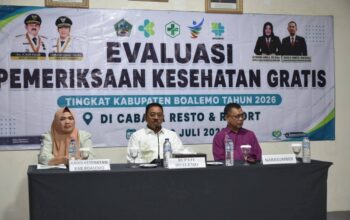Bupati Boalemo Buka Evaluasi Pemeriksaan Kesehatan Gratis Tingkat Kabupaten 2026