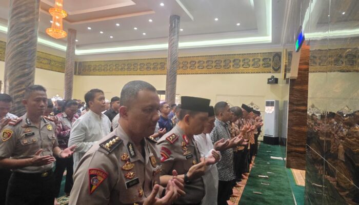 Rachmat Gobel Tutup Usia, Polda Gorontalo Laksanakan Sholat Ghaib
