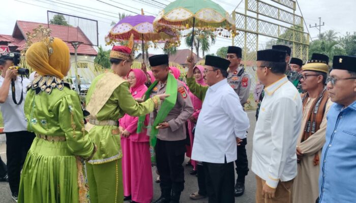 Bupati Rum Sambut Kapolres Boalemo Baru AKBP Firman Taufik 