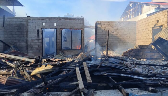 Satu Unit Rumah di Kelurahan Ipilo Ludes Terbakar