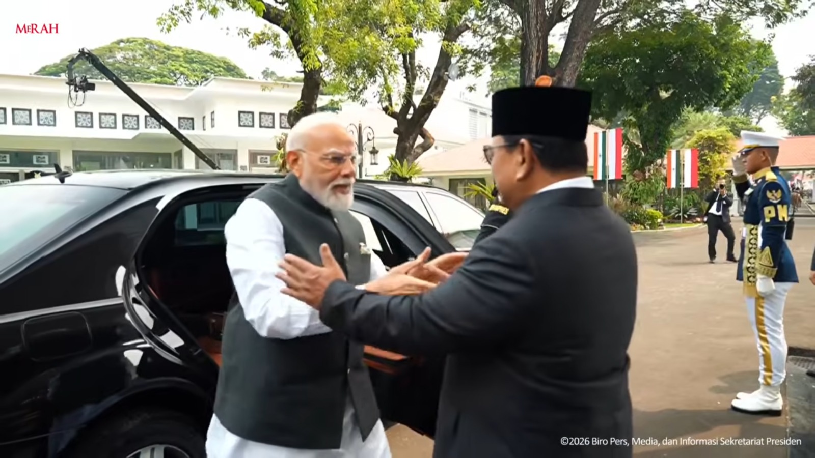 Presiden Prabowo Sambut Kunjungan Kenegaraan PM India Narendra Modi