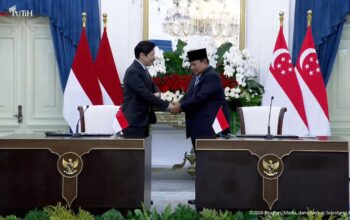 Presiden Prabowo dan PM Singapura