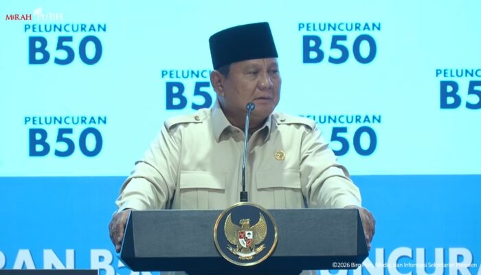 Resmikan B50, Presiden Prabowo: Kita Rebut Kembali Kedaulatan Energi Indonesia