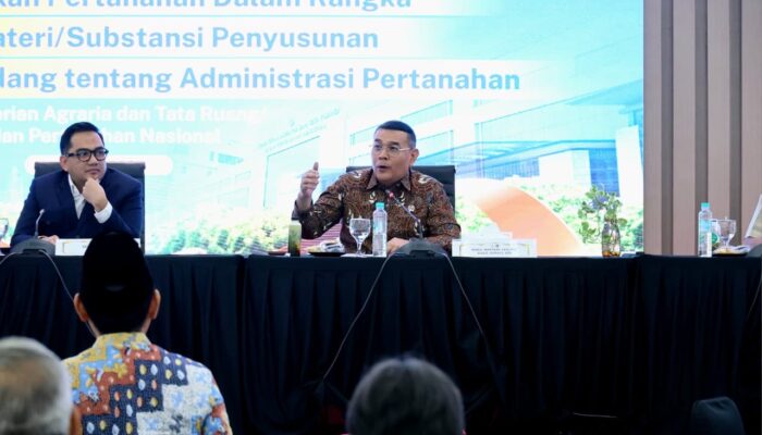 Kementerian ATR/BPN Perkuat Materi Penyusunan RUU Administrasi Pertanahan