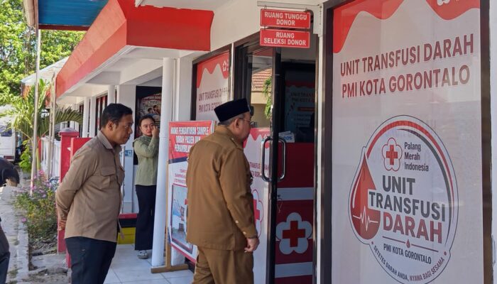 Wali Kota Gorontalo Pastikan bakal Rehabilitasi Gedung UDD PMI