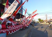 Semarak HUT RI di Gorontalo, Pedagang Tetap Setia Jual bendera Meski Kurangnya Pembeli