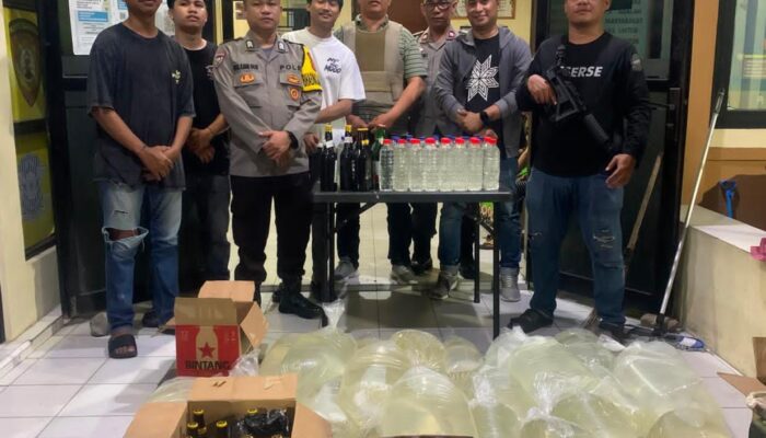 Polisi Kembali Amankan Ratusan Liter Cap Tikus di Kota Gorontalo