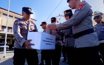 Polresta Gorontalo Kota Galang Dana untuk Korban Bencana NTT