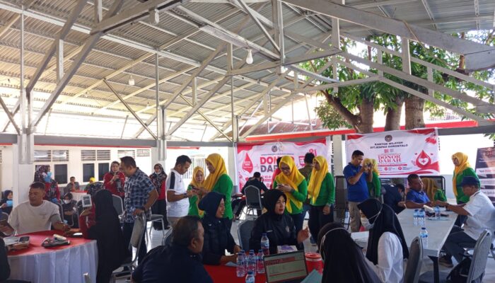Semarak Kemerdekaan, Lapas Kelas IIA Gorontalo Gelar Donor Darah dan PORSENAP