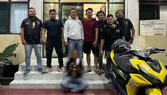Baru Sehari Bebas, Residivis Pencurian Kembali Diringkus Polresta Gorontalo Kota