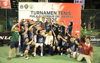 Kementerian ATR/BPN Juara II Beregu Turnamen Tenis Piala Gubernur DKI Jakarta 2026