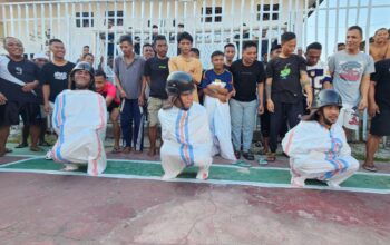 Antusias Warga Binaan Lapas Gorontalo Warnai Lomba Tradisional Sambut HUT ke-81 RI