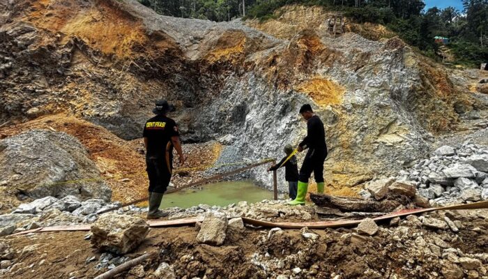 Enam Kali Longsor Susulan, Polres Pohuwato Hentikan Sementara Olah TKP di PETI DAM Hulawa