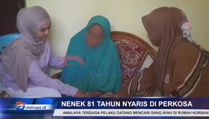 Kronologi Lengkap Nenek 81 Tahun di Bone Bolango Nyaris Diperkosa Pemuda