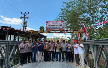 Pulihkan Akses Warga, Pani Gold Mine dan Pemda Resmikan Jembatan Bailey Pulubala