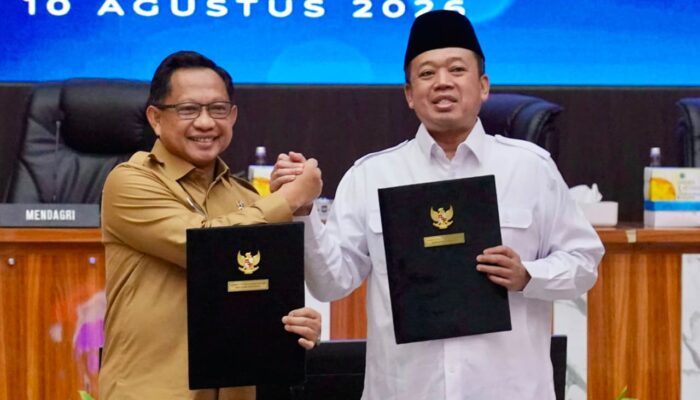 Menteri ATR/Kepala BPN dan Mendagri Sepakati Pengintegrasian NIB dan NOP
