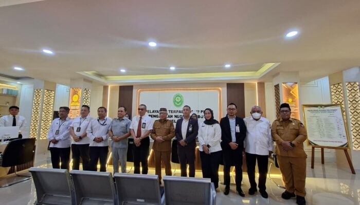 Kepala Kantor Pertanahan Kabupaten Gorontalo Hadiri Peresmian PTSP Pengadilan Negeri Gorontalo