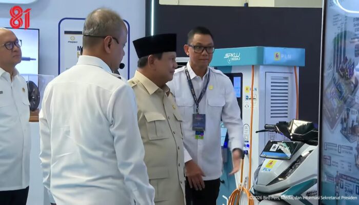 Presiden Prabowo Launching Motor Listrik Nasional dan Ekosistem Pendukung di Cikarang