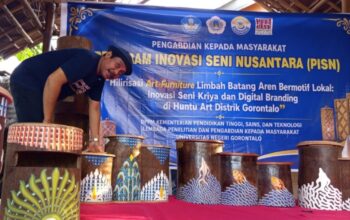 Program Inovasi Seni Nusantara:  Limbah Batang Aren jadi Produk Bernilai Ekonomi